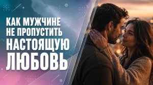 Как мужчине не пропустить настоящую любовь