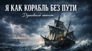 Я как корабль без пути душевный русский шансон про одиночество