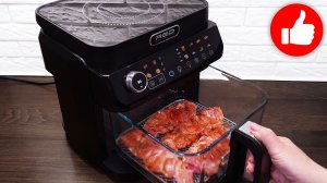 Когда нет времени готовить! Быстрый завтрак - сэндвич с курицей в аэрогриле. Горячие бутерброды!