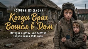 «КОГДА ВРАГ ВОШЁЛ В ДОМ» История о детях, чье детство забрал 1941. Слушать аудио рассказы