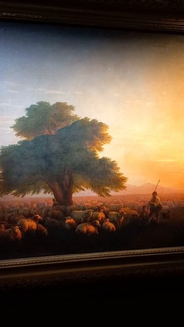 Картинная галерея, Айвазовский "Закат в Горах" смотреть онлайн