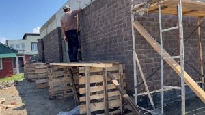 Строим дом в Анапе из кирпича. Делаем цоколь