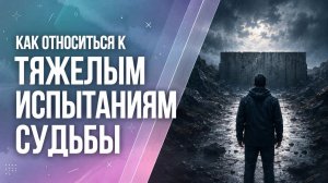 Как относиться к тяжелым испытаниям судьбы