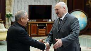 Лукашенко и Рустам Минниханов обсудили сотрудничество Беларуси и Татарстана