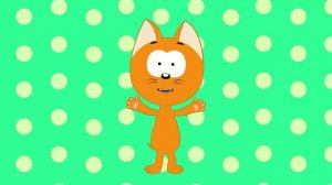 175. Песенка про Лицо мультик для детей ! Котенок Котэ