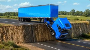 Автомобили против недостроенной дороги #5 ▶️ BeamNG Drive