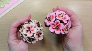 Простые цветочки из фоамирана для резиночек своими руками.