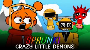 Sprunki Human Retake – Подборка «Дикие дети»! Кастомный мод