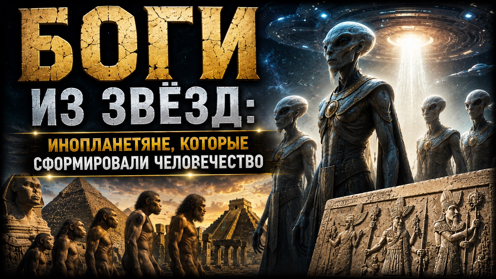 БОГИ ИЗ ЗВЁЗД: Инопланетяне, которые сформировали человечество | Документальный Фильм