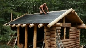Строю сруб с летней кухней. Полный процесс в одном видео