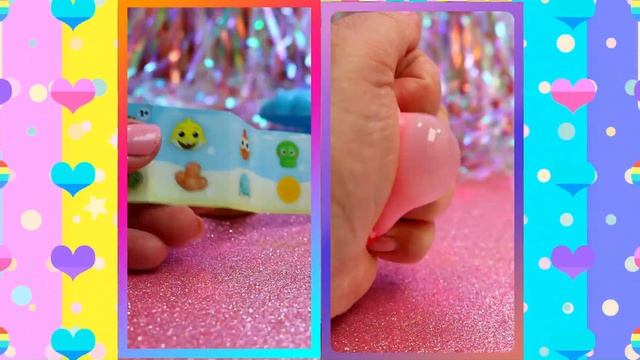 Без разговоров ASMR: Распаковка и обзор яиц Baby Shark