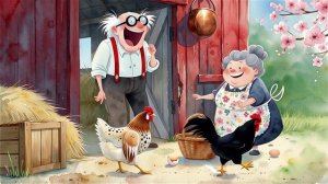 🐔👵 ПЕРЕПОЛОХ В КУРЯТНИКЕ: бабушка с дедушкой устраивают весёлый хаос