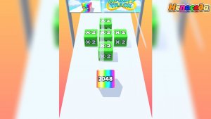 Игра «Желейный рулет 2048» (Jelly Run 2048). Увлекательные игры для детей!