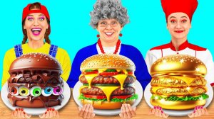 Кулинарный Челлендж# Я против Бабушки # Удивительные Кулинарные Лайфхаки от 4Teen Challenge