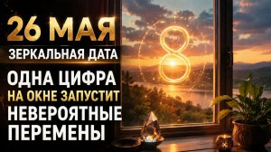 26 мая - Зеркальная дата. Одна цифра на окне запустит перемены.