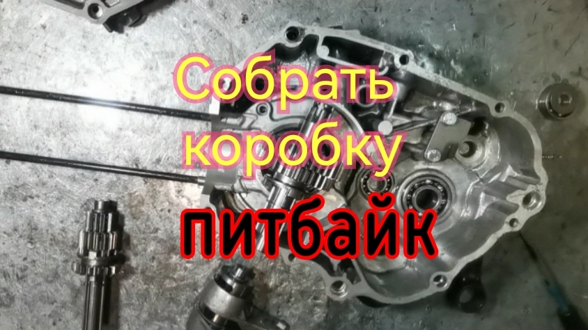 Как правильно собрать коробку питбайка