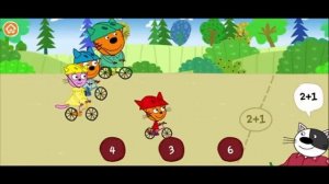Игра Три Кота Велогонка Играем в три кота