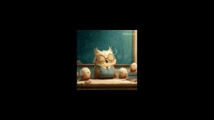 🦉📚 СОВИНАЯ ШКОЛА: мудрая учительница и весёлые уроки