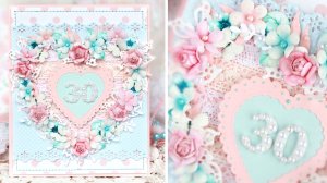 Открытка на годовщину свадьбы своими руками 💖 Жемчужная свадьба (30 лет совместной жизни). DIY