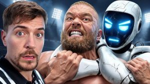 САМЫЙ БЫСТРЫЙ ЧЕЛОВЕК В МИРЕ VS РОБОТ MRBEAST МИСТЕРБИСТ НА РУССКОМ мистер бист