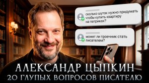 Александр Цыпкин - 20 глупых вопросов писателю