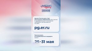 СТАРТОВАЛО ПРЕДВАРИТЕЛЬНОЕ ГОЛОСОВАНИЕ ЕДИНОЙ РОССИИ
