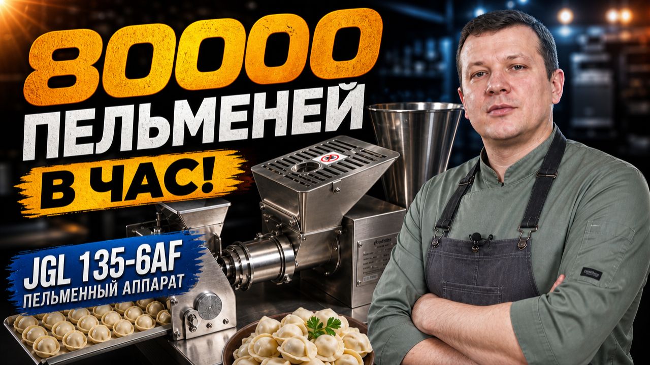 Пельменный аппарат JG135 6AF: как лепить 8000 пельменей в час? Пищевое оборудование для бизнеса