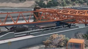 Аварии кранов — реалистичные катастрофы в BeamNG drive