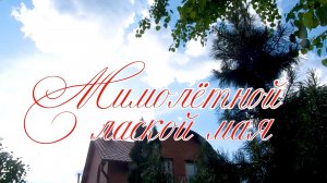 Мимолётной лаской мая