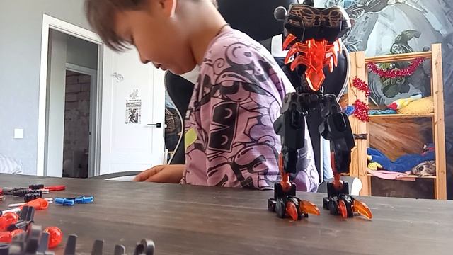 распаковка Bionicle Лавовый монстр