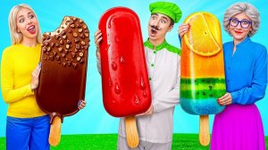 Кулинарный Челлендж с Гигантской Едой # Смешные Ситуации и Неудачи от Multi DO Joy