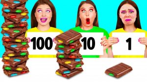 100 Слоев Еды Челлендж # Эпичная Битва с Едой