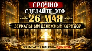 26 мая - Зеркальная дата. Поставьте это на окно на большой достаток.