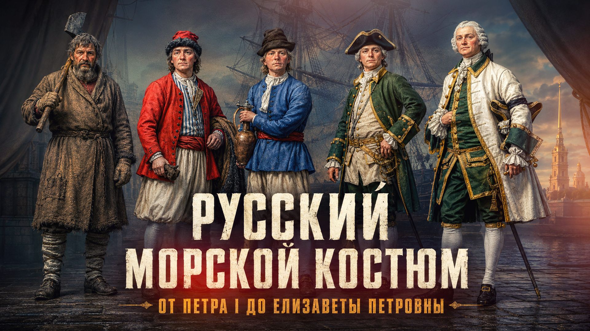 Русский морской костюм от Петра I до Елизаветы Петровны | Рассказы о русском флоте. Кирилл Назаренко