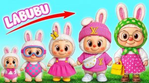 Лабубу Кукла Растёт От Ребёнка До Взрослого # Смешные Моменты от Multi DO Girls