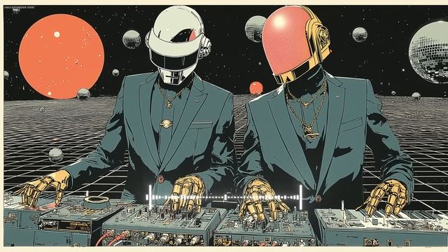 Daft Punk Quantum Boogie 🪩🤖 ｜ Chill Disco, Electro Funk, Neo Soul, Retro Groove Playlist