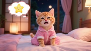 Особый друг с неба забрел в сад мамы-кошки и рыжего котенка 🌟🐾