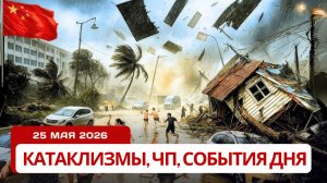 Новости Сегодня 25.05.2026 Катаклизмы, ЧП, События дня | Китай Россия Индия США Европа
