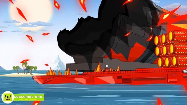 Эпическое морское сражение! ⚔️ Мультяшная морская война