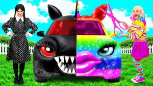 Радужная машина vs Черная машина Челлендж # Сумасшедший Челлендж от 4Teen Challenge
