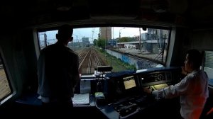 Работа машиниста. Веду поезд Рига-Москва, электровоз ЭП2к