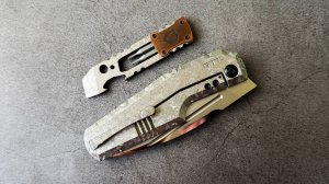 СИЛЬНЫЙ МУЖИК! CKF Elementak складной нож