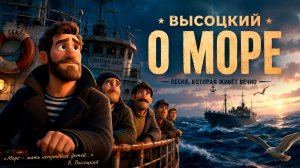 В.С.ВЫСОЦКИЙ — «О МОРЕ» | Трогательный 3D мультфильм о моряках
