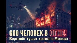 Мы чуть не задохнулись — 600 постояльцев бежали из горящего хостела в Москве.