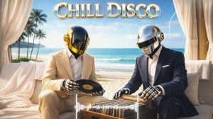🌴 Daft Punk Inspired Chill Disco – Beachside Vinyl Lounge Session 🌊☀️
