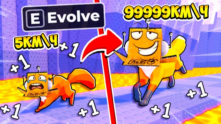 ЭВОЛЮЦИЯ СКОРОСТИ ЖИВОТНЫХ в РОБЛОКС!😱 Roblox Speed Evolve