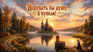 Искупать бы душу, в купели!
