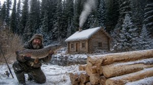Охота и Рыбалка 2026 в Тайге ИЗБА Огромные Хариуса Ловля Сибирь Осень Степа Саша Сергей 2015
