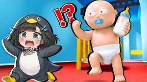 Сбеги из детского сада в образе пингвина ГУГУГАГИ! 😱 (Roblox Obby)