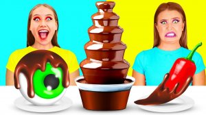 Шоколадный Фонтан Челлендж # Вкусные Кухонные Лайфхаки c TeenTeam Challenge